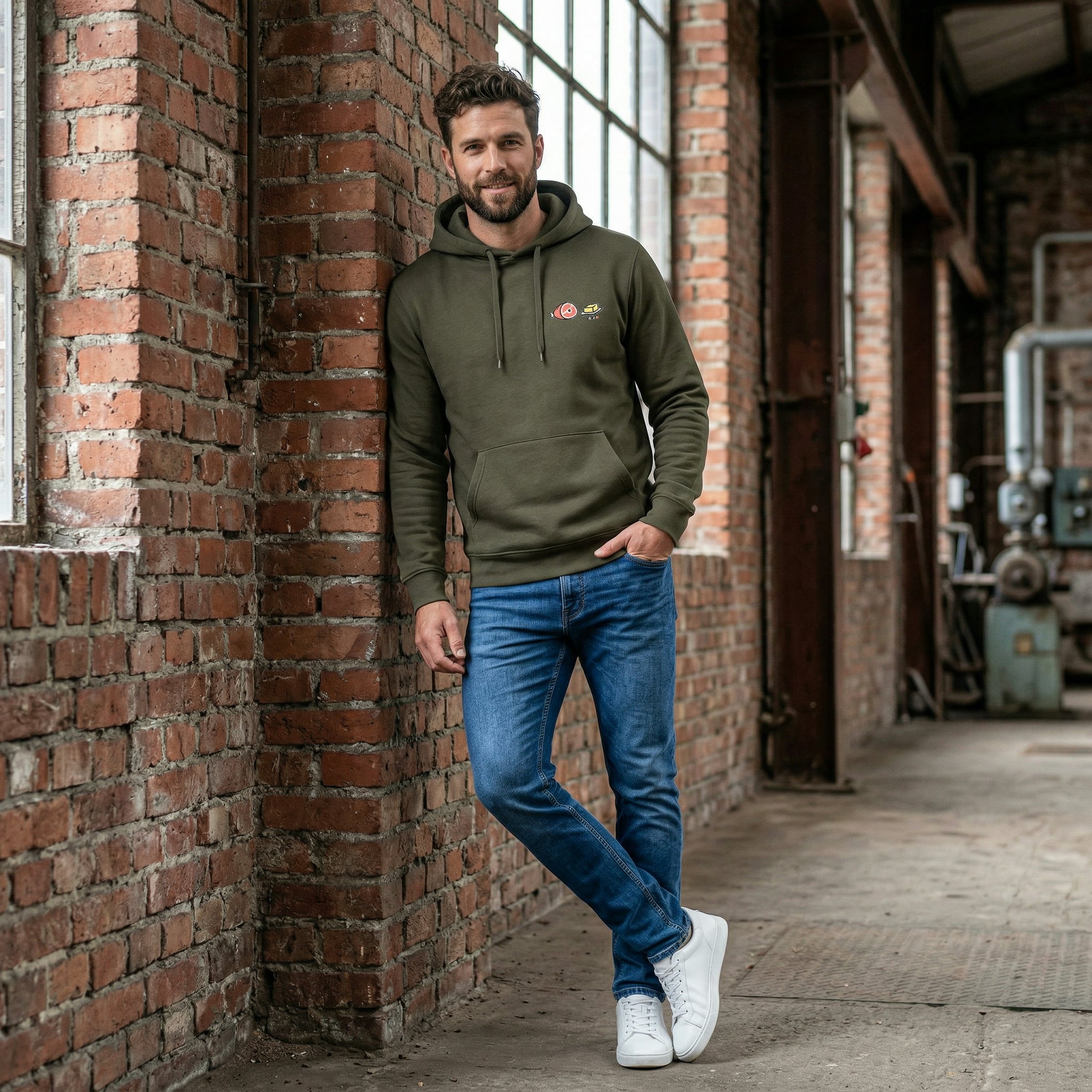 Sweat à capuche Homme - Collection Jambon Beurre