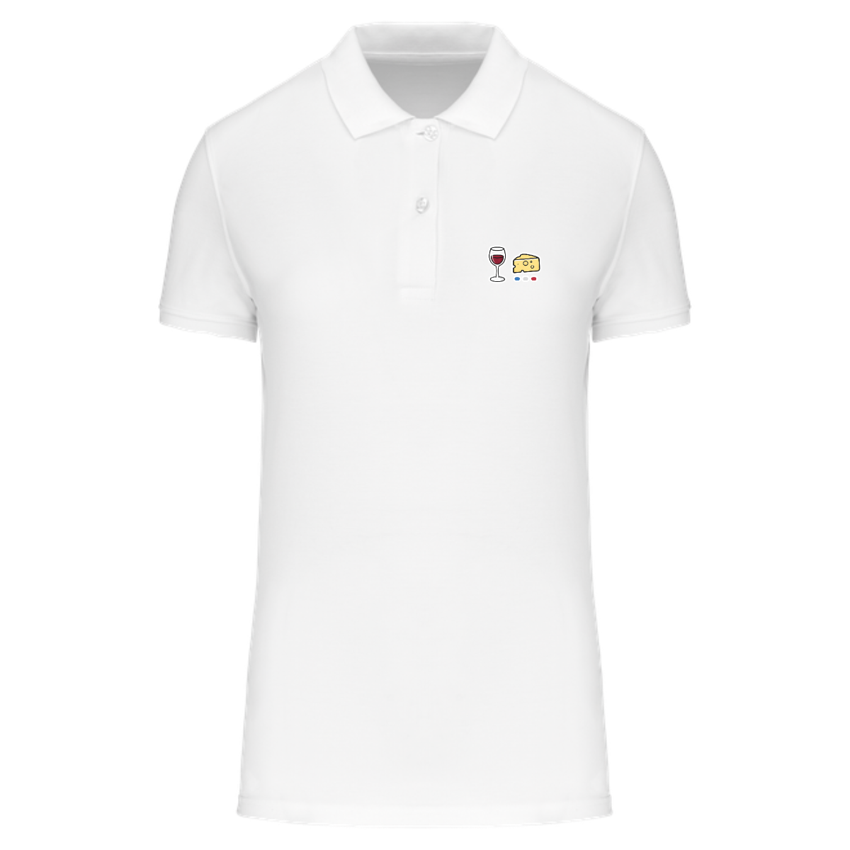 Polo femme Bio - Collection Vin Fromage