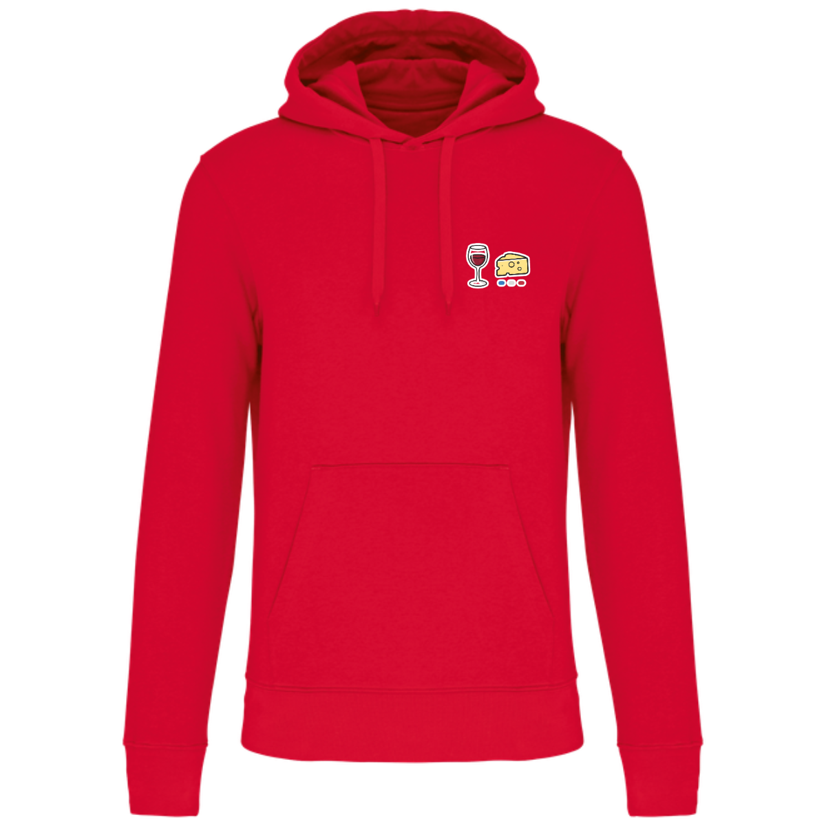 Sweat à capuche Homme - Collection Vin Fromage