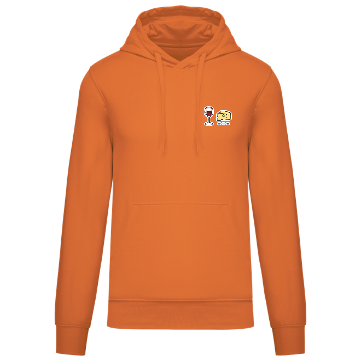 Sweat à capuche Homme - Collection Vin Fromage