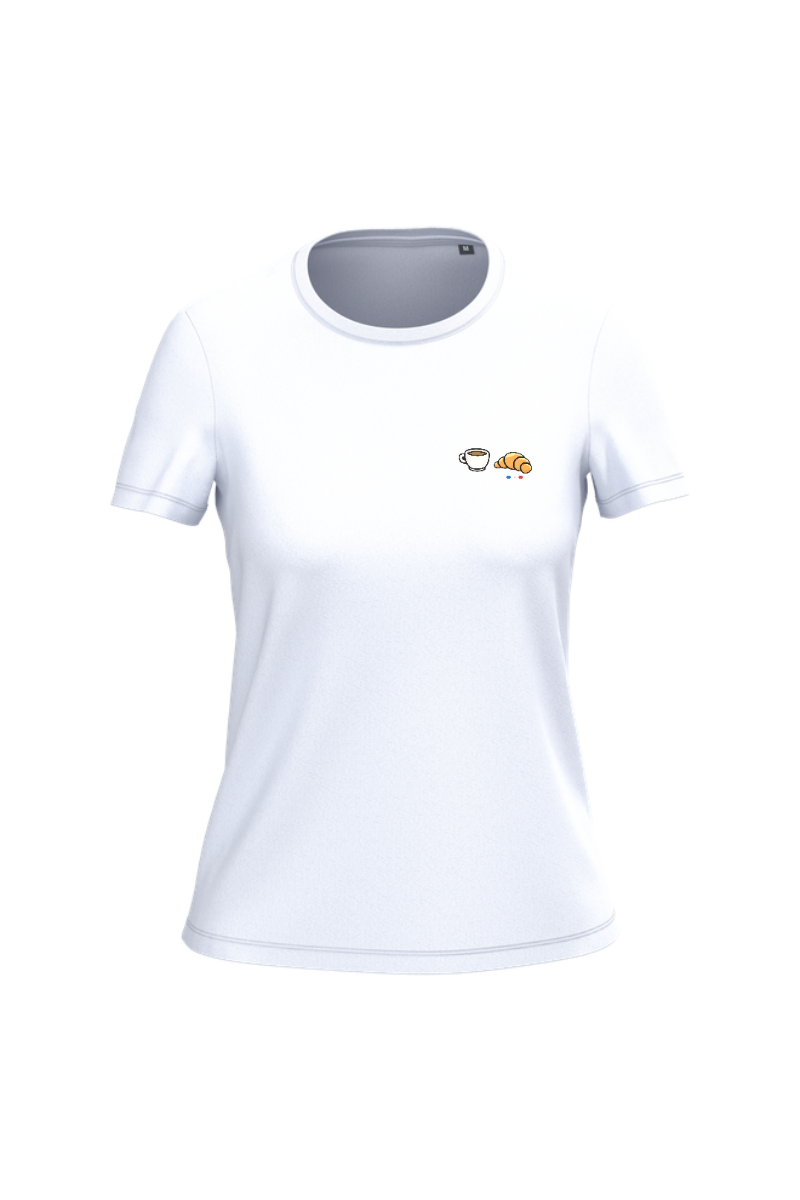 T-shirt Bio Femme - Collection Café Croissant