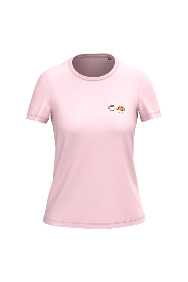 T-shirt Bio Femme - Collection Café Croissant