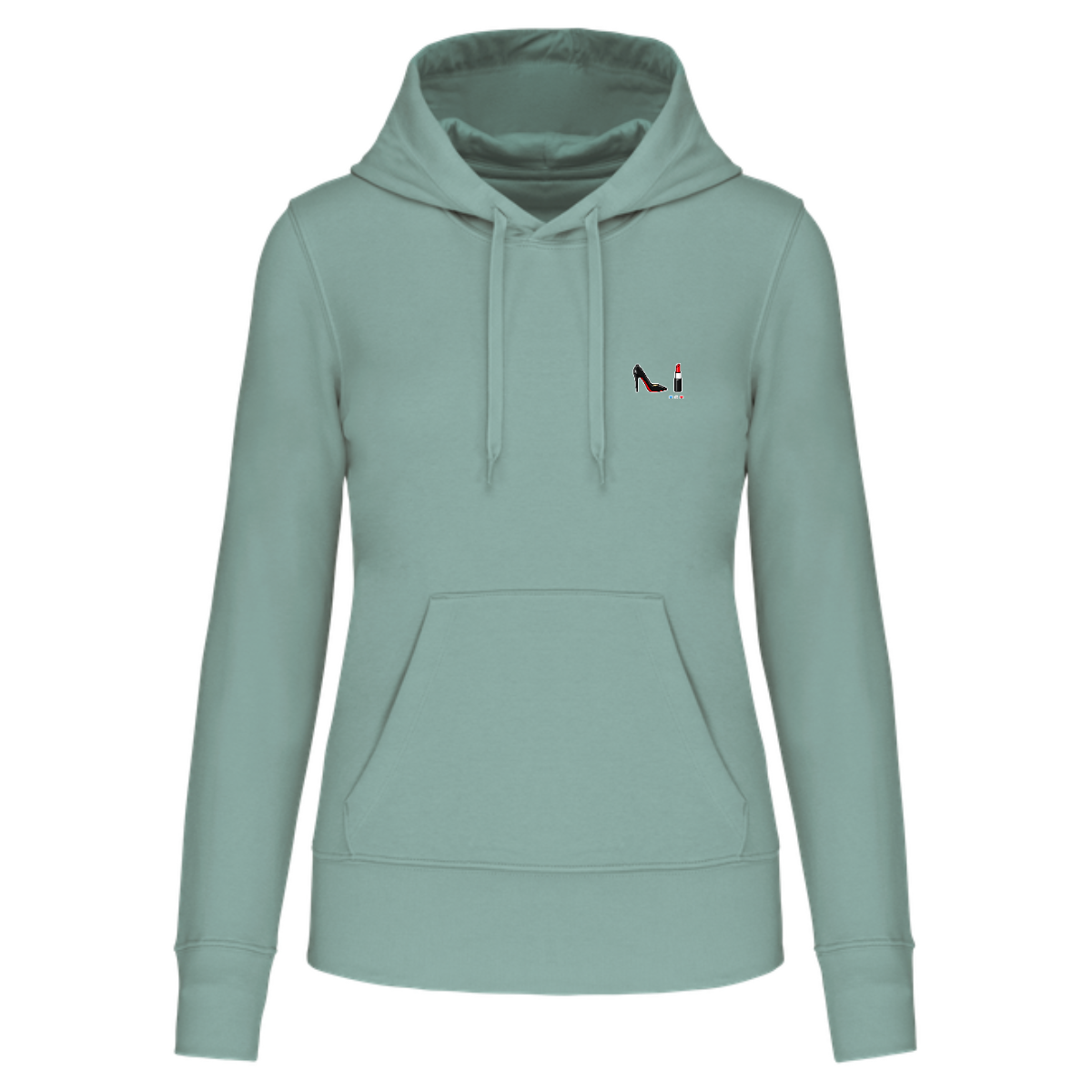 Sweat à Capuche Femme Bio - Collection Rouge