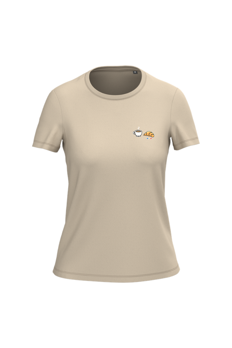 T-shirt Bio Femme - Collection Café Croissant