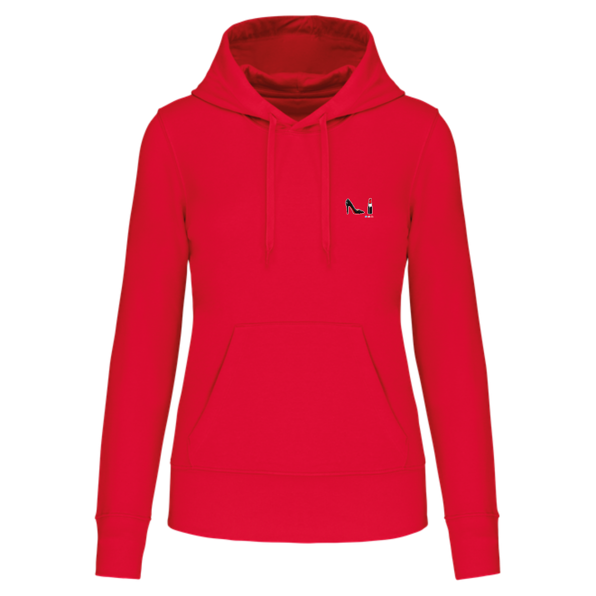 Sweat à Capuche Femme Bio - Collection Rouge