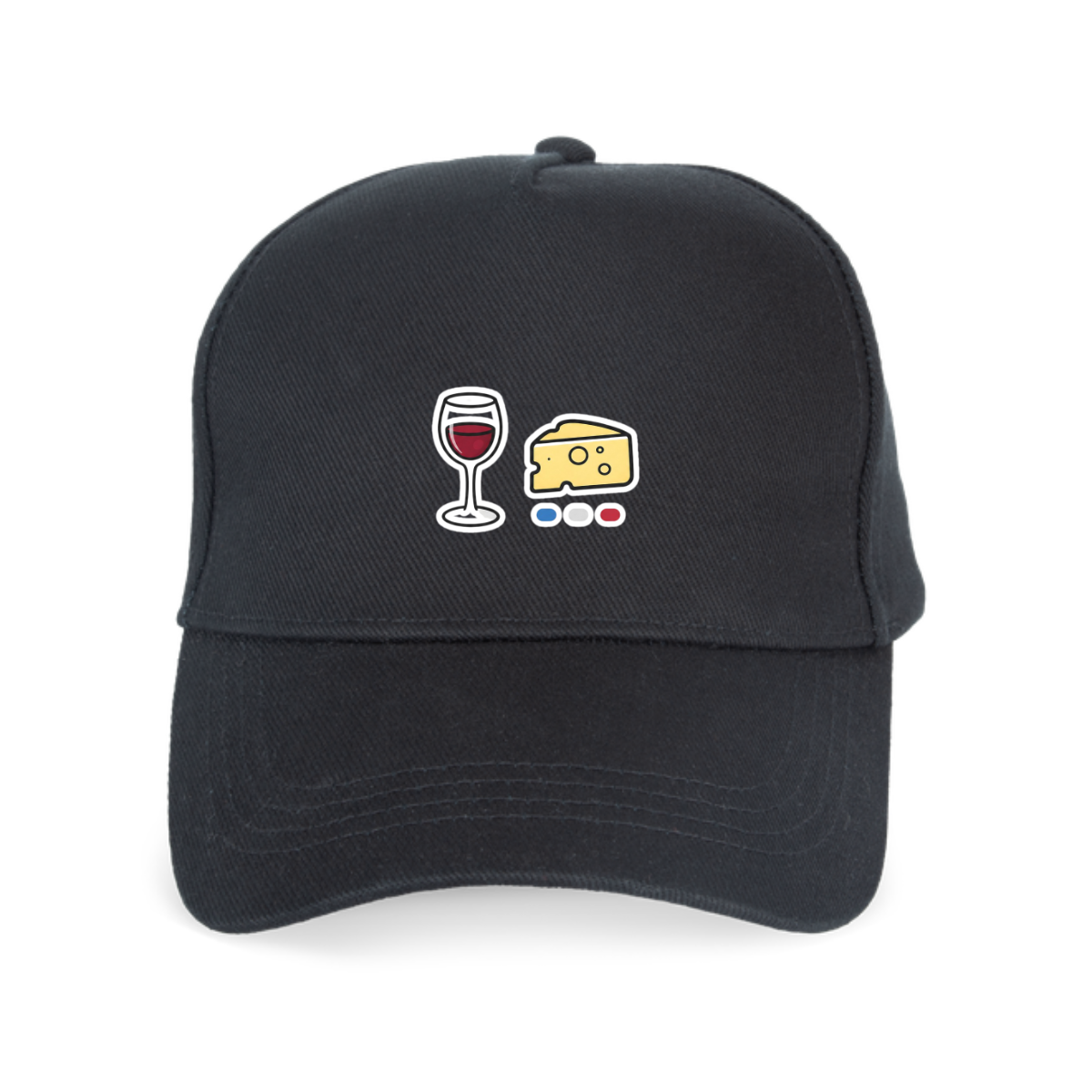 Casquette unisexe éco responsable - Collection Vin Fromage