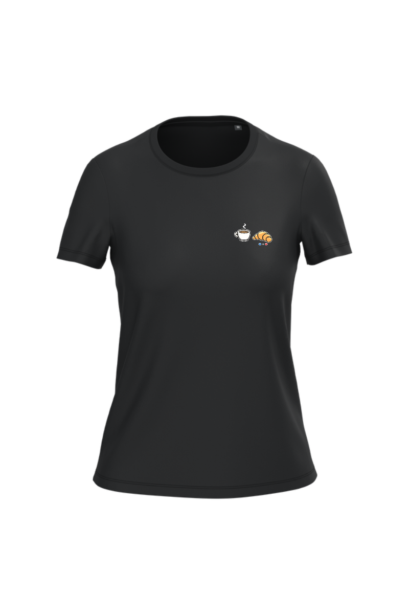T-shirt Bio Femme - Collection Café Croissant