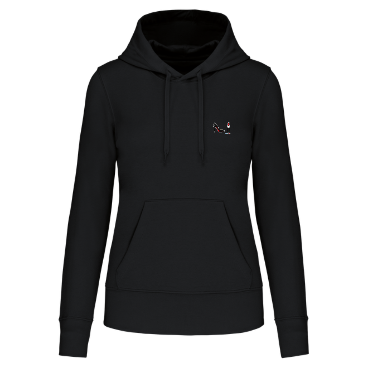 Sweat à Capuche Femme Bio - Collection Rouge