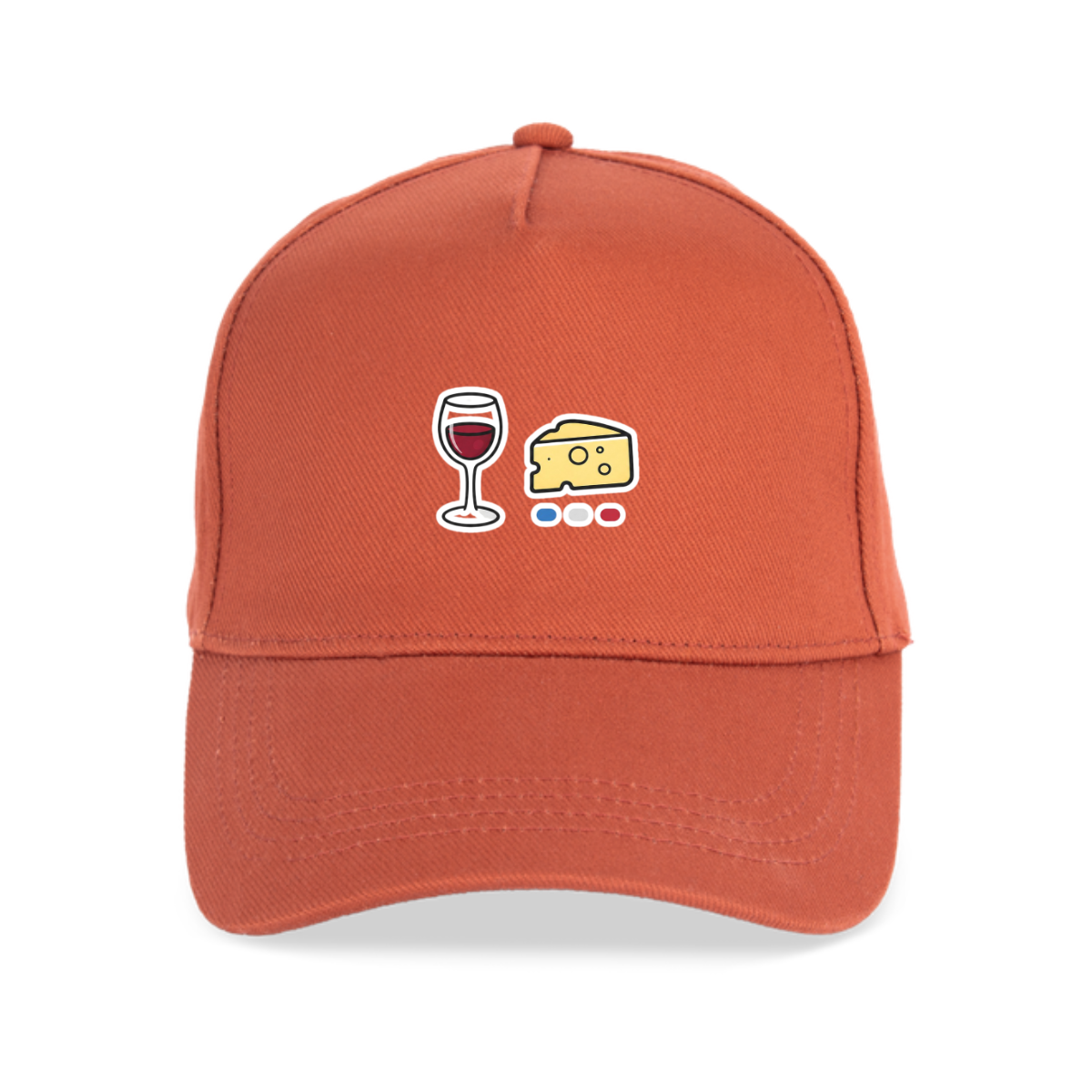 Casquette unisexe éco responsable - Collection Vin Fromage