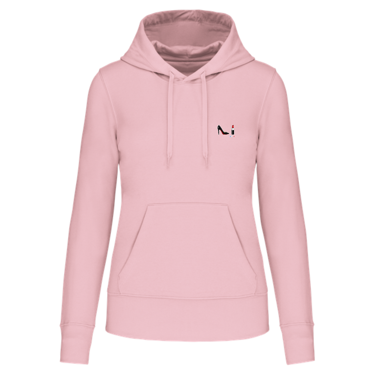Sweat à Capuche Femme Bio - Collection Rouge