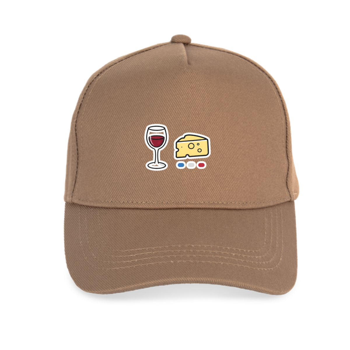 Casquette unisexe éco responsable - Collection Vin Fromage