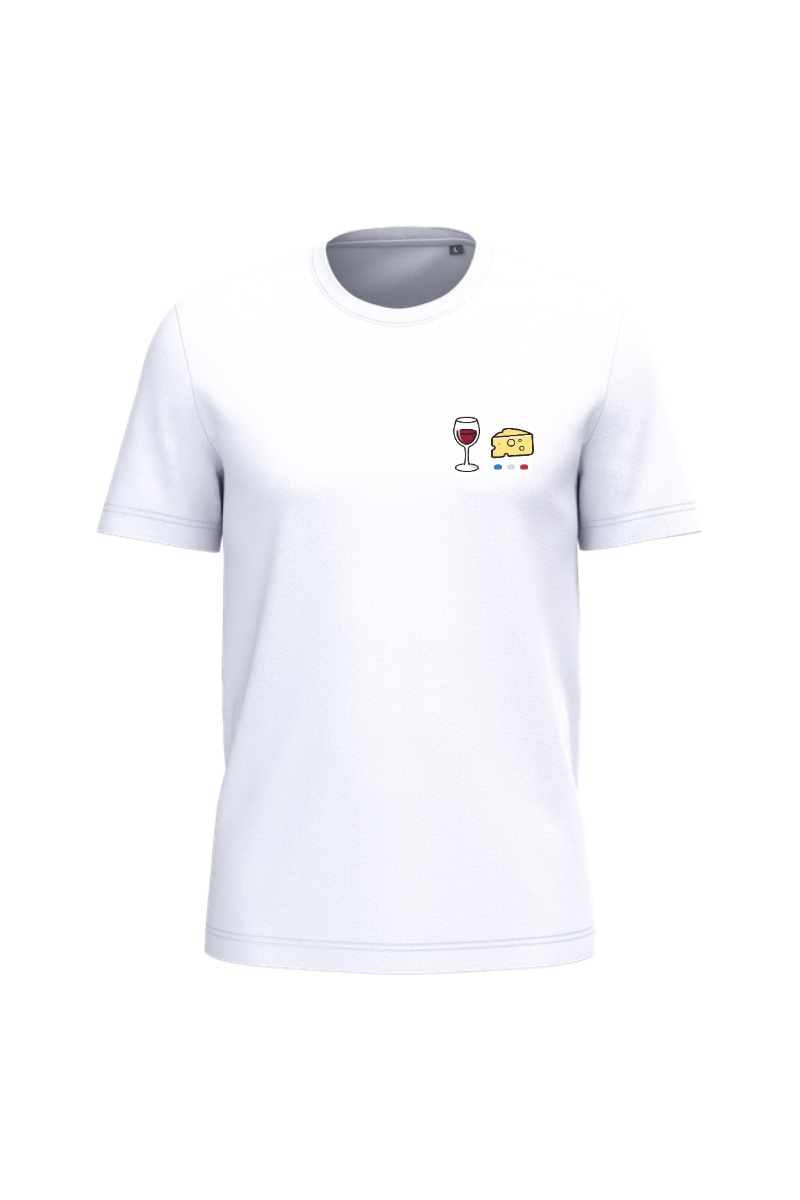 T-shirt Bio Homme - Collection Vin Fromage