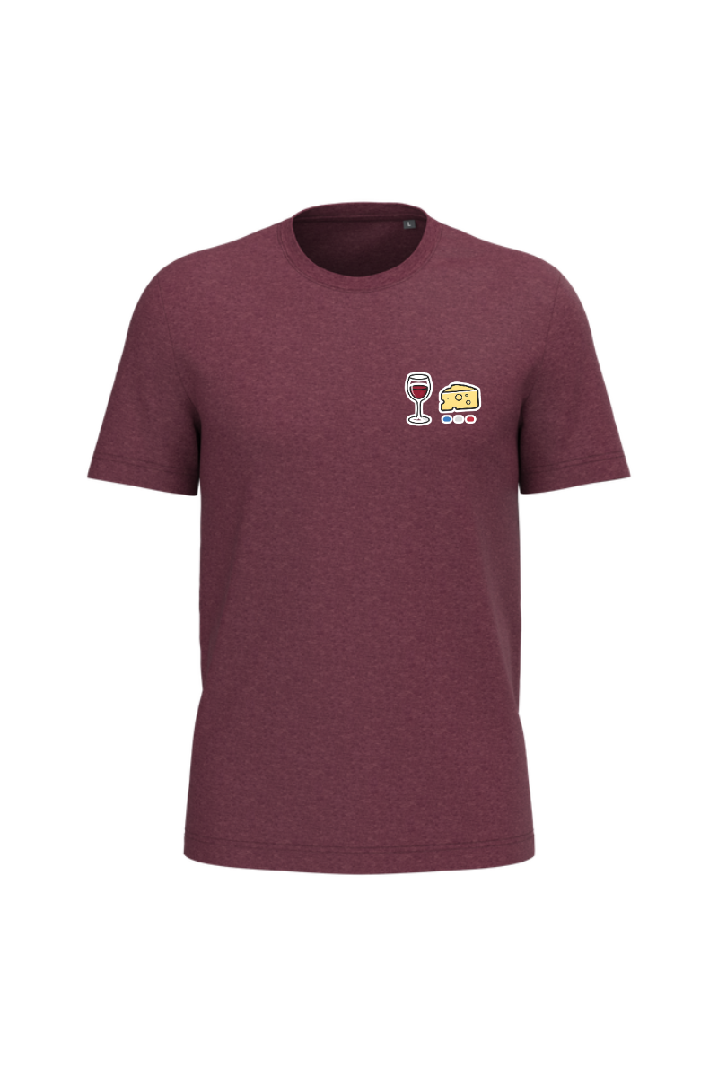 T-shirt Bio Homme - Collection Vin Fromage