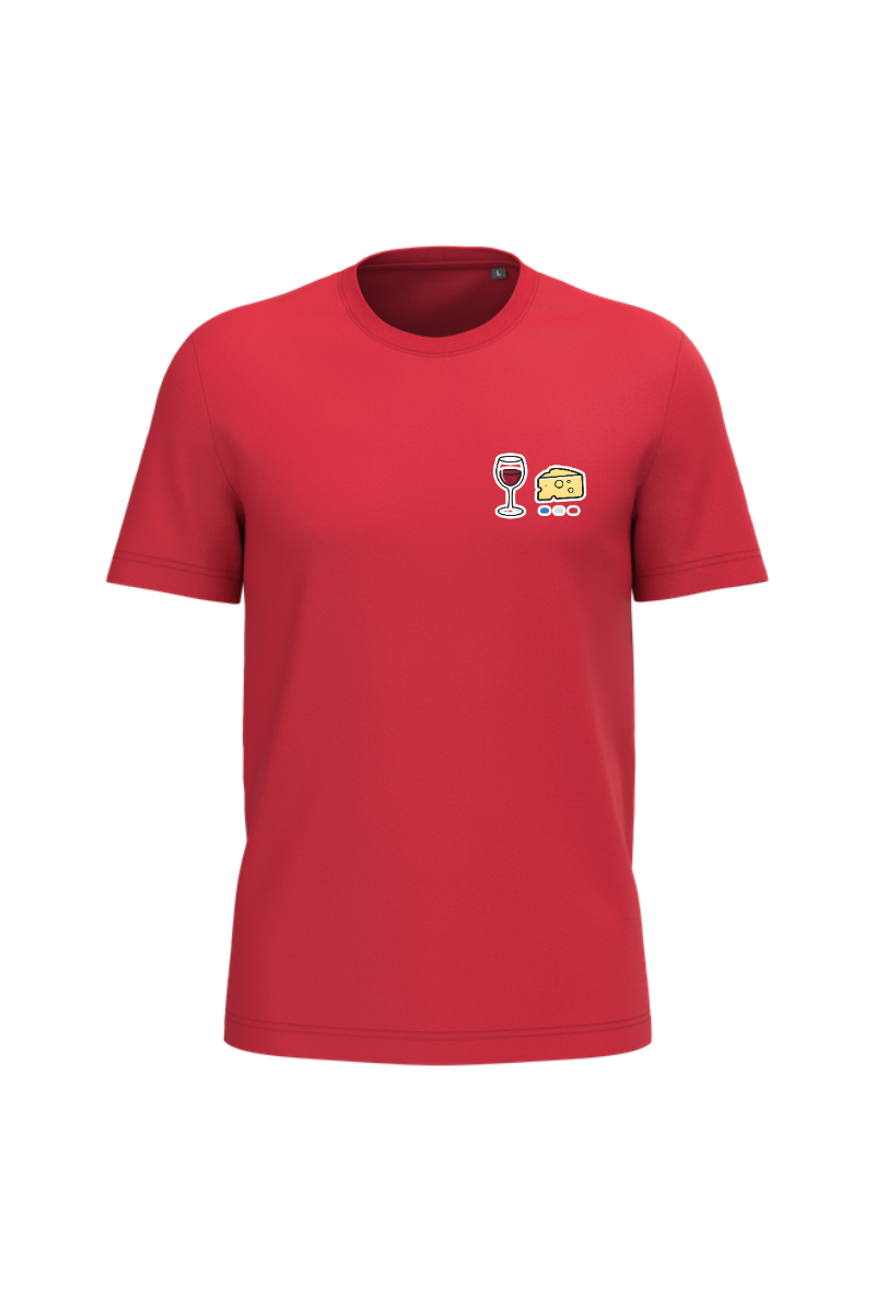 T-shirt Bio Homme - Collection Vin Fromage