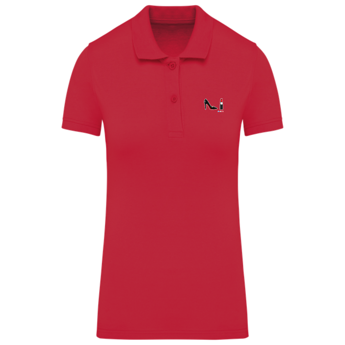Polo Femme Bio - Collection Rouge