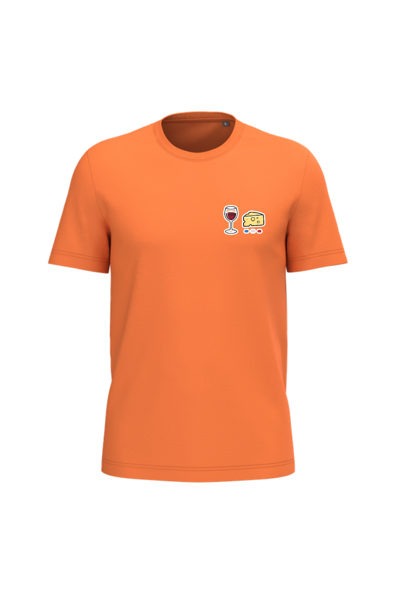 T-shirt Bio Homme - Collection Vin Fromage