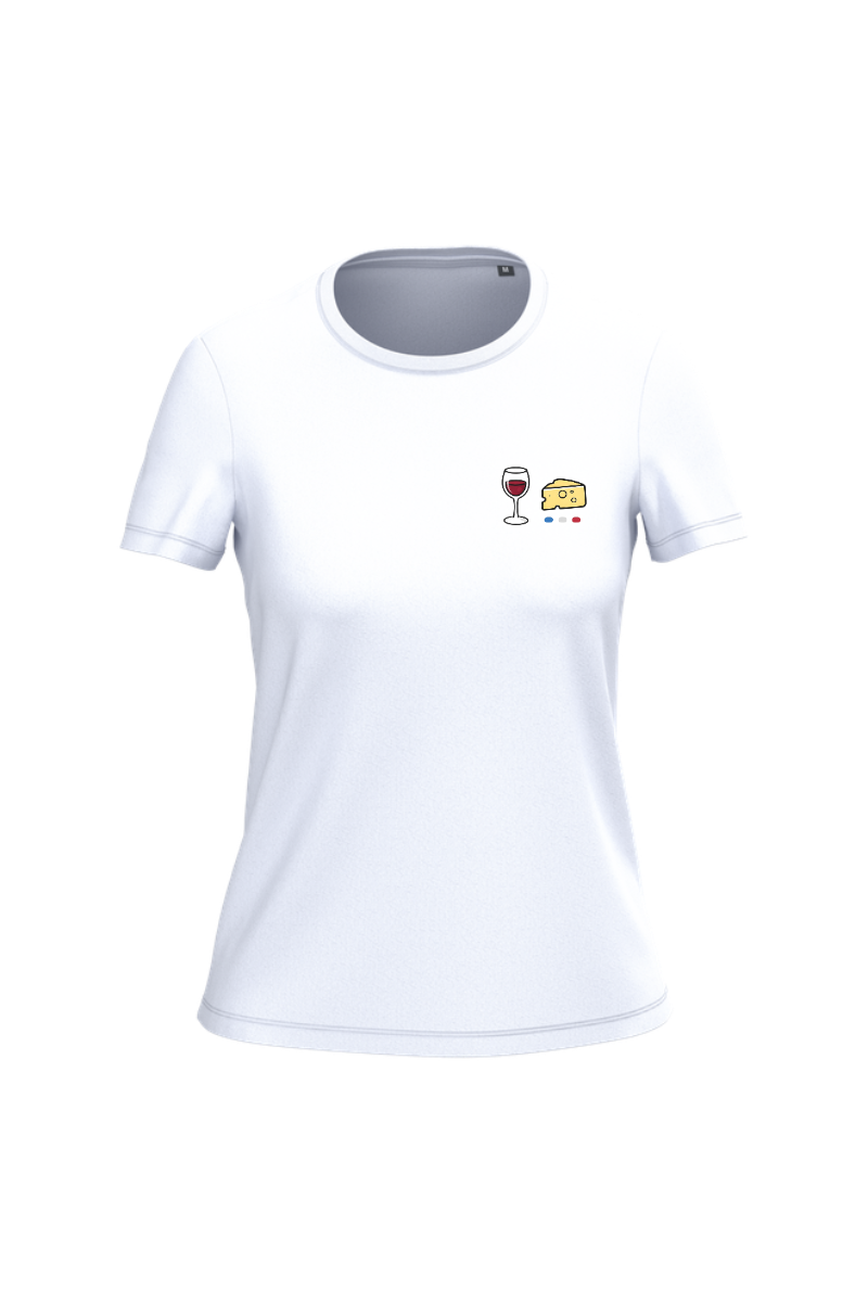 T-shirt Bio Femme - Collection Vin Fromage