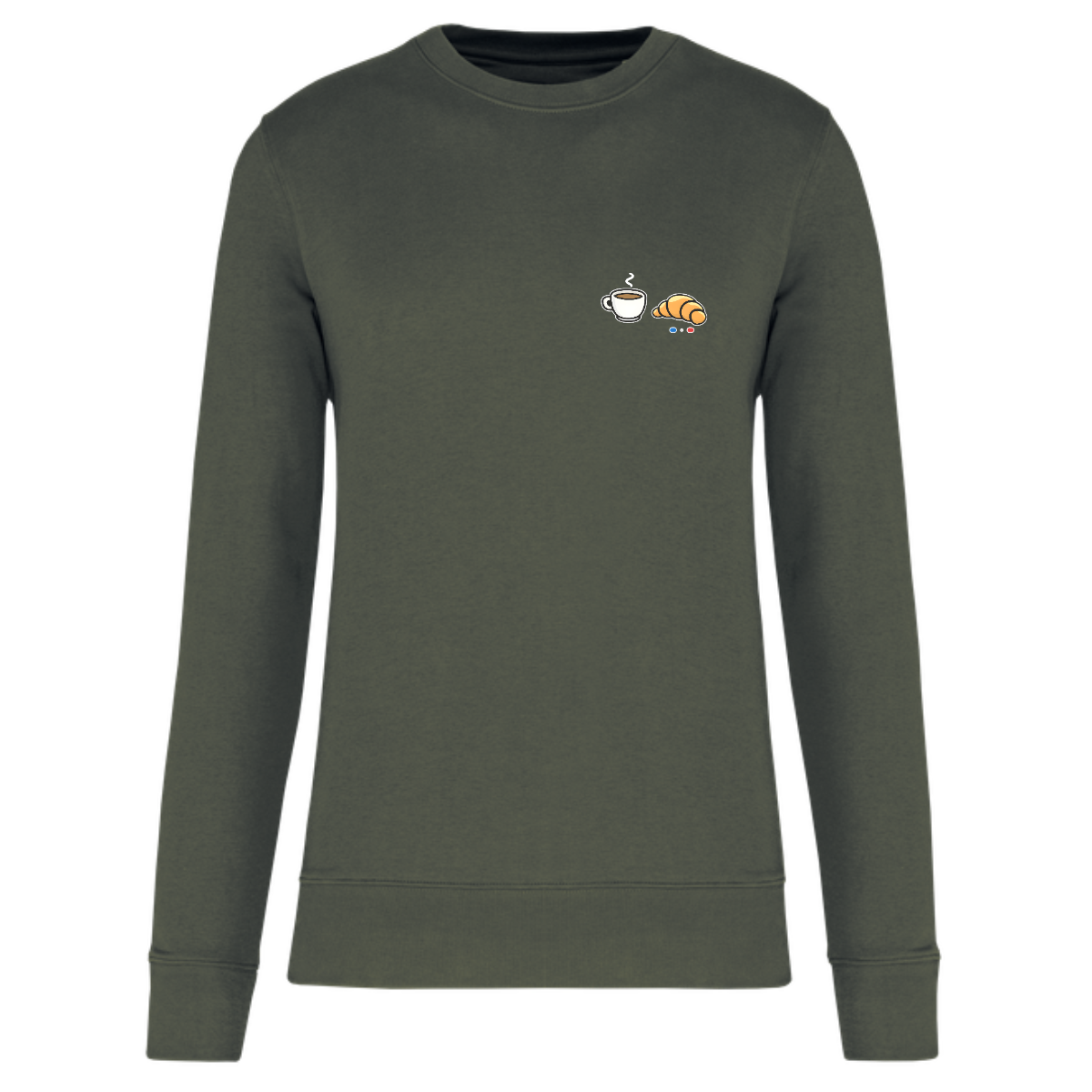 Sweat-shirt col rond Unisexe - Collection Café Croissant