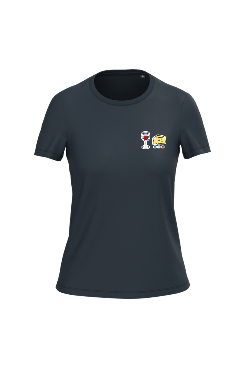 T-shirt Bio Femme - Collection Vin Fromage