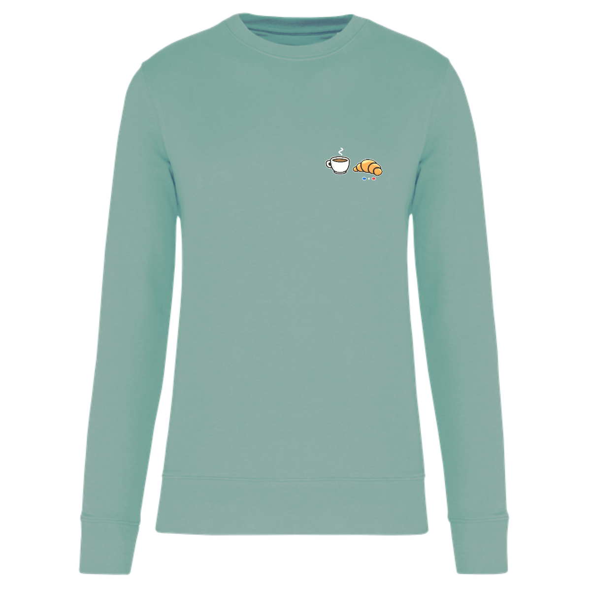 Sweat-shirt col rond Unisexe - Collection Café Croissant