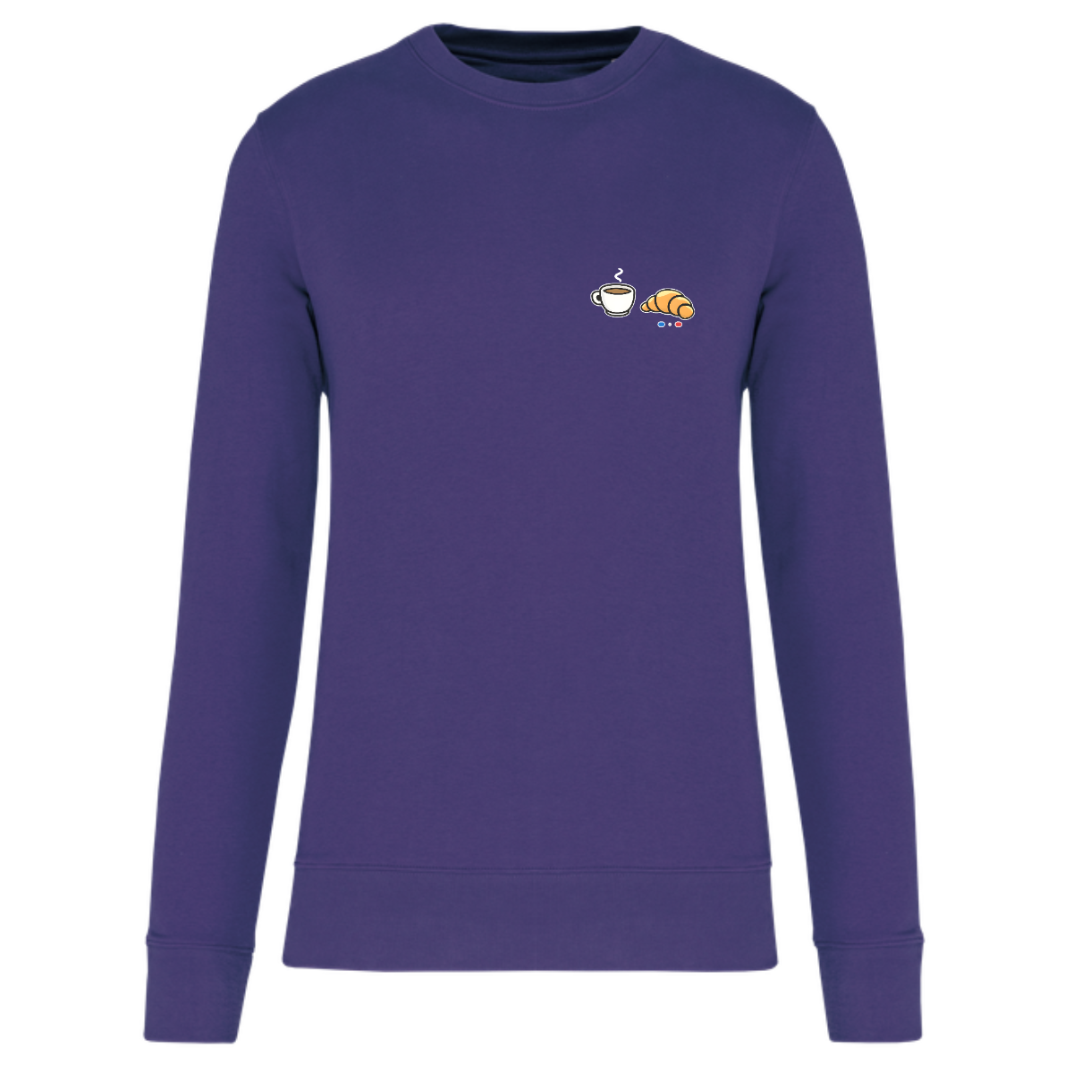 Sweat-shirt col rond Unisexe - Collection Café Croissant