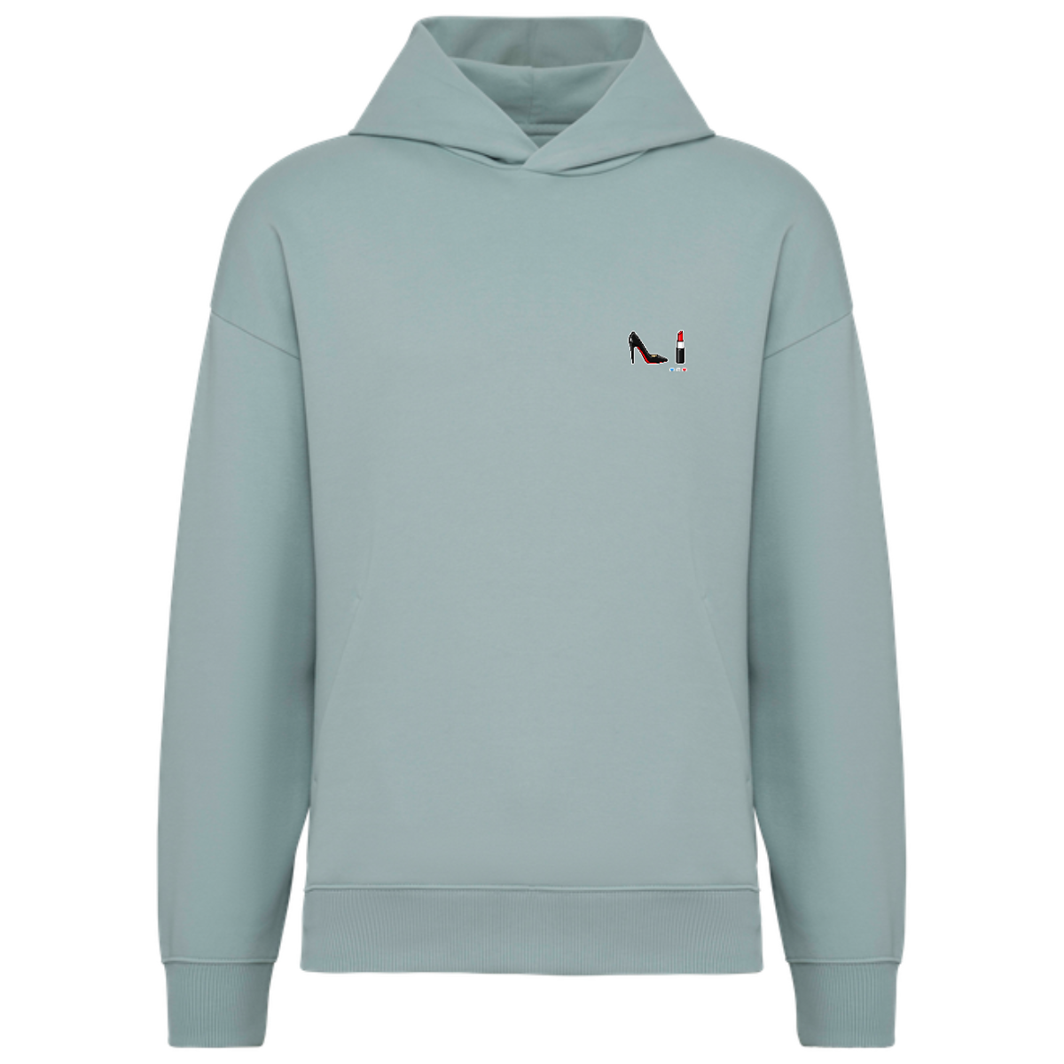 Hoodie Oversize Unisexe Bio - Collection Rouge