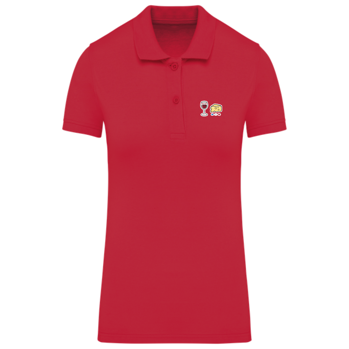 Polo femme Bio - Collection Vin Fromage