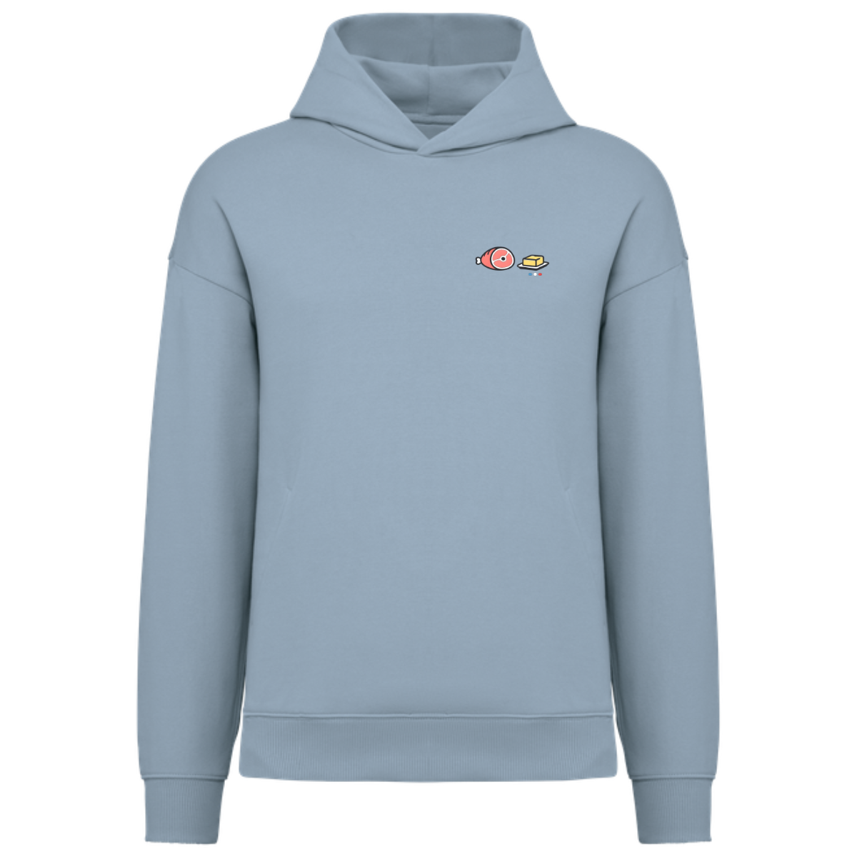 Sweat à capuche oversize unisexe - Collection Jambon Beurre