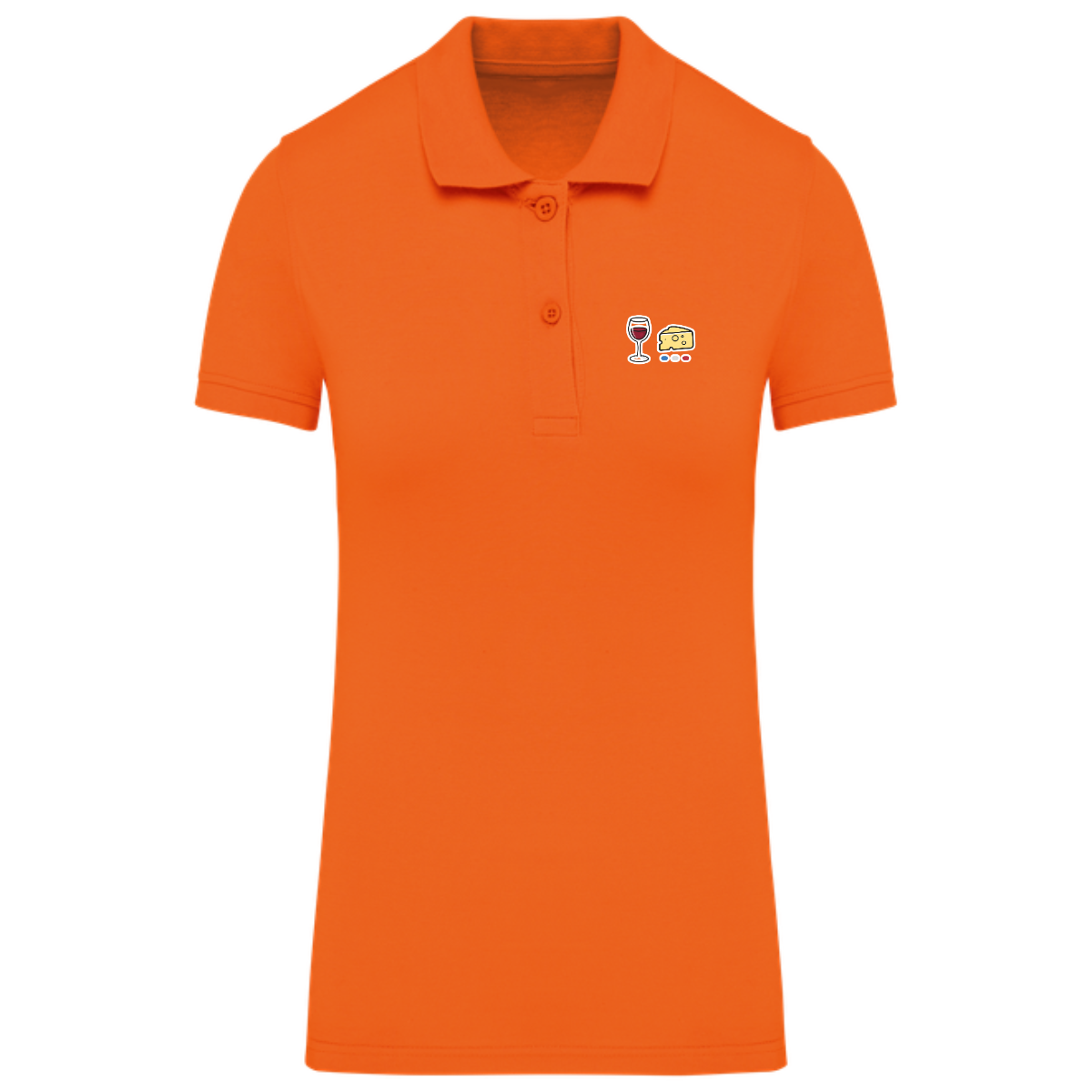 Polo femme Bio - Collection Vin Fromage