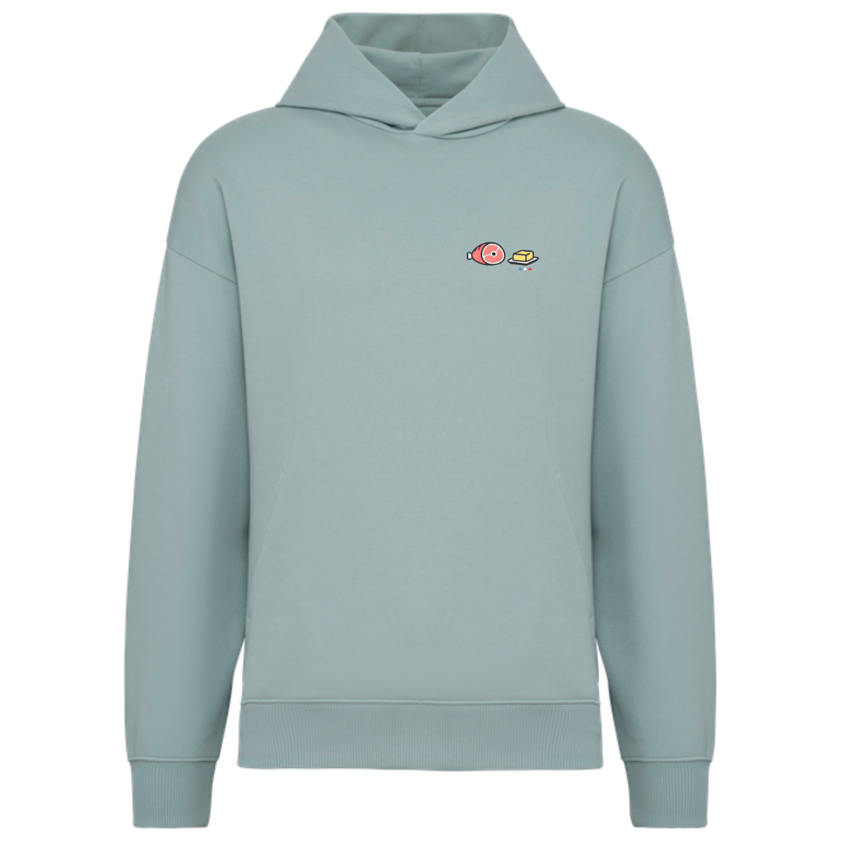 Sweat à capuche oversize unisexe - Collection Jambon Beurre