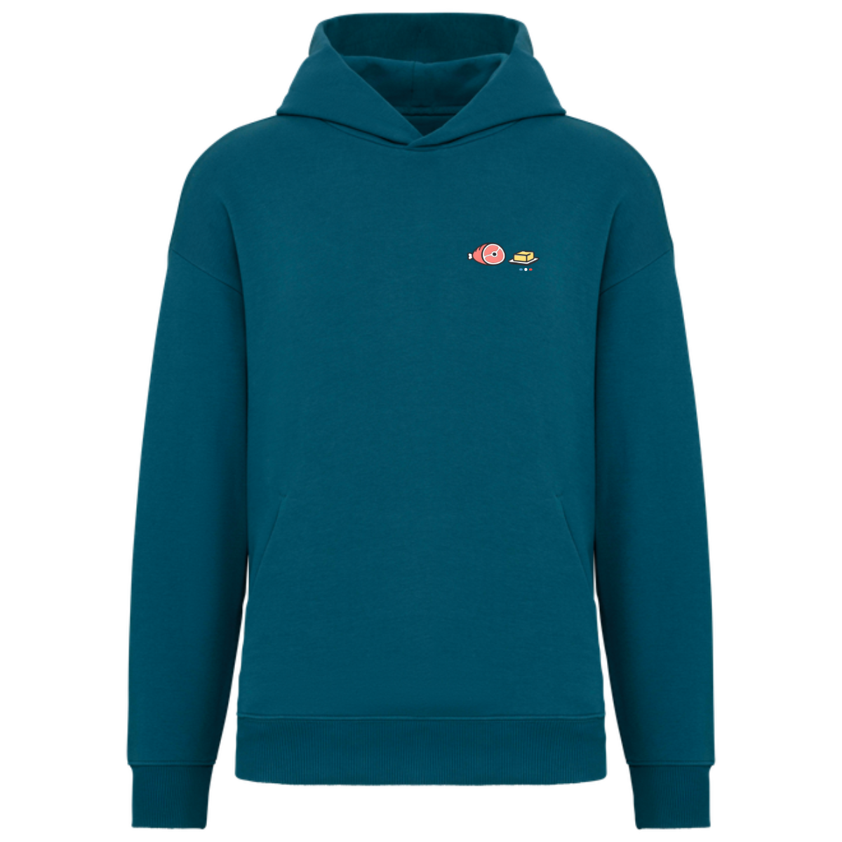 Sweat à capuche oversize unisexe - Collection Jambon Beurre