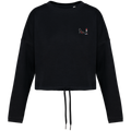 Sweat Crop Oversize Bio Femme - Collection Rouge