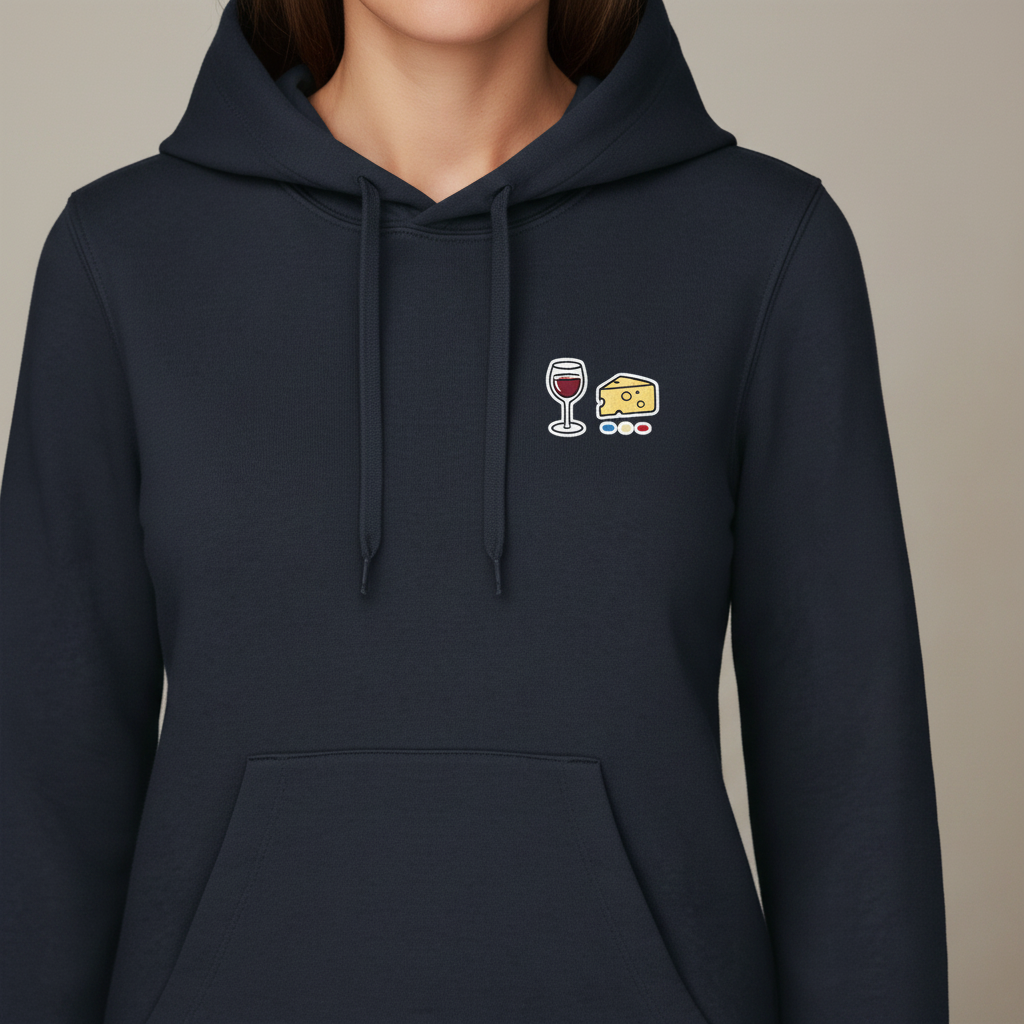 Hoodie femme focus logo