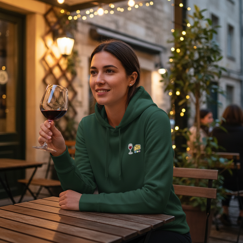 Hoodie femme terrasse