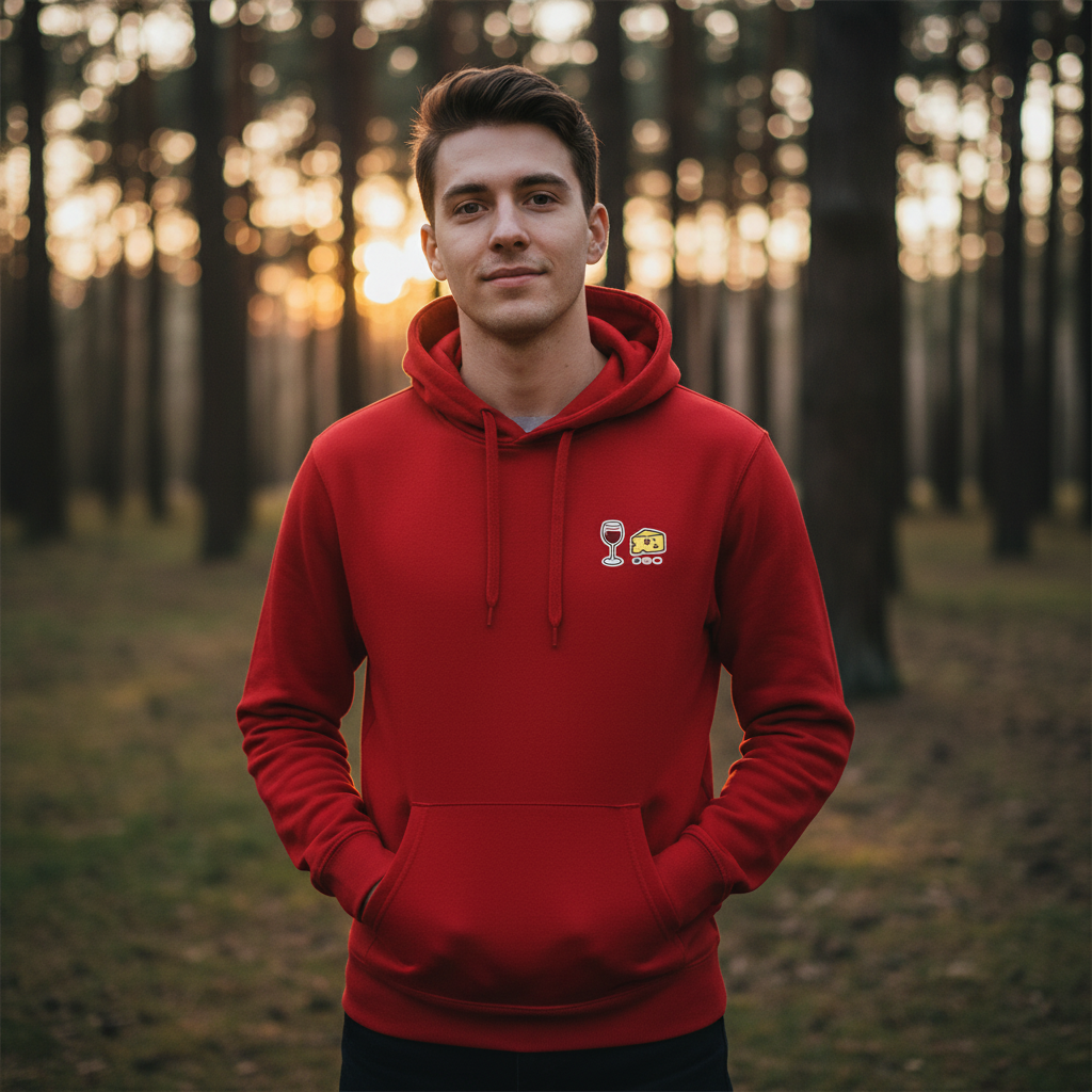 Hoodie homme forêt