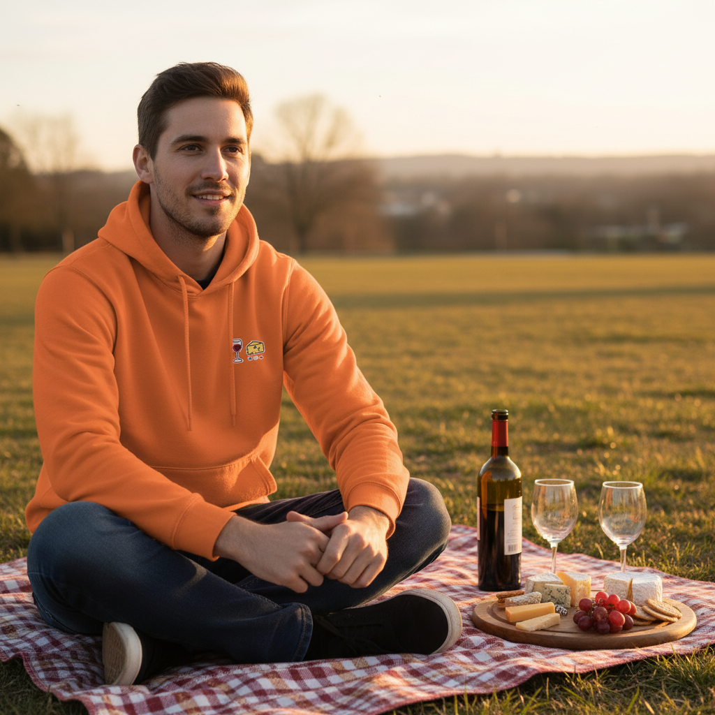 Hoodie homme pique-nique