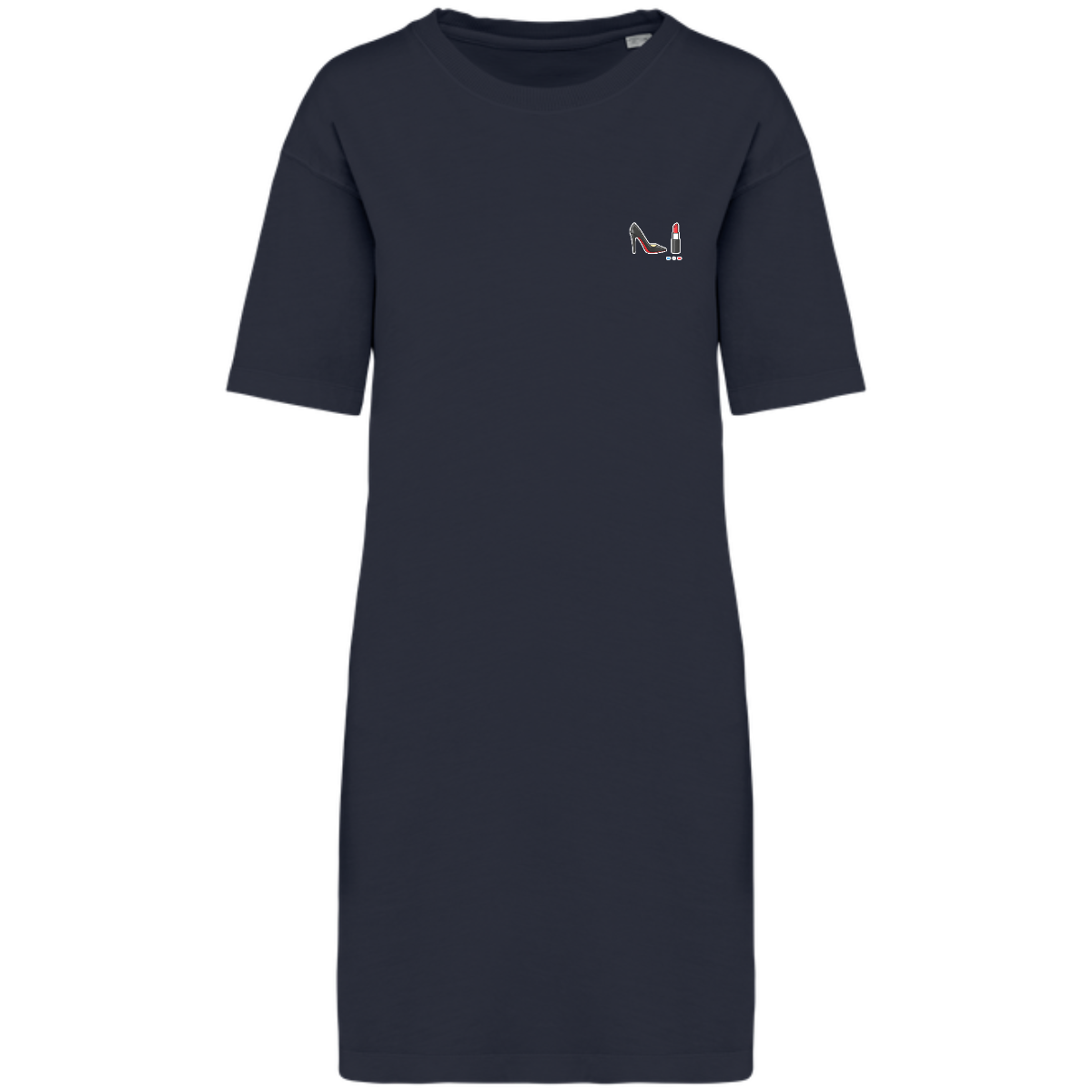 Robe T-shirt Bio Délavée Femme - Collection Rouge