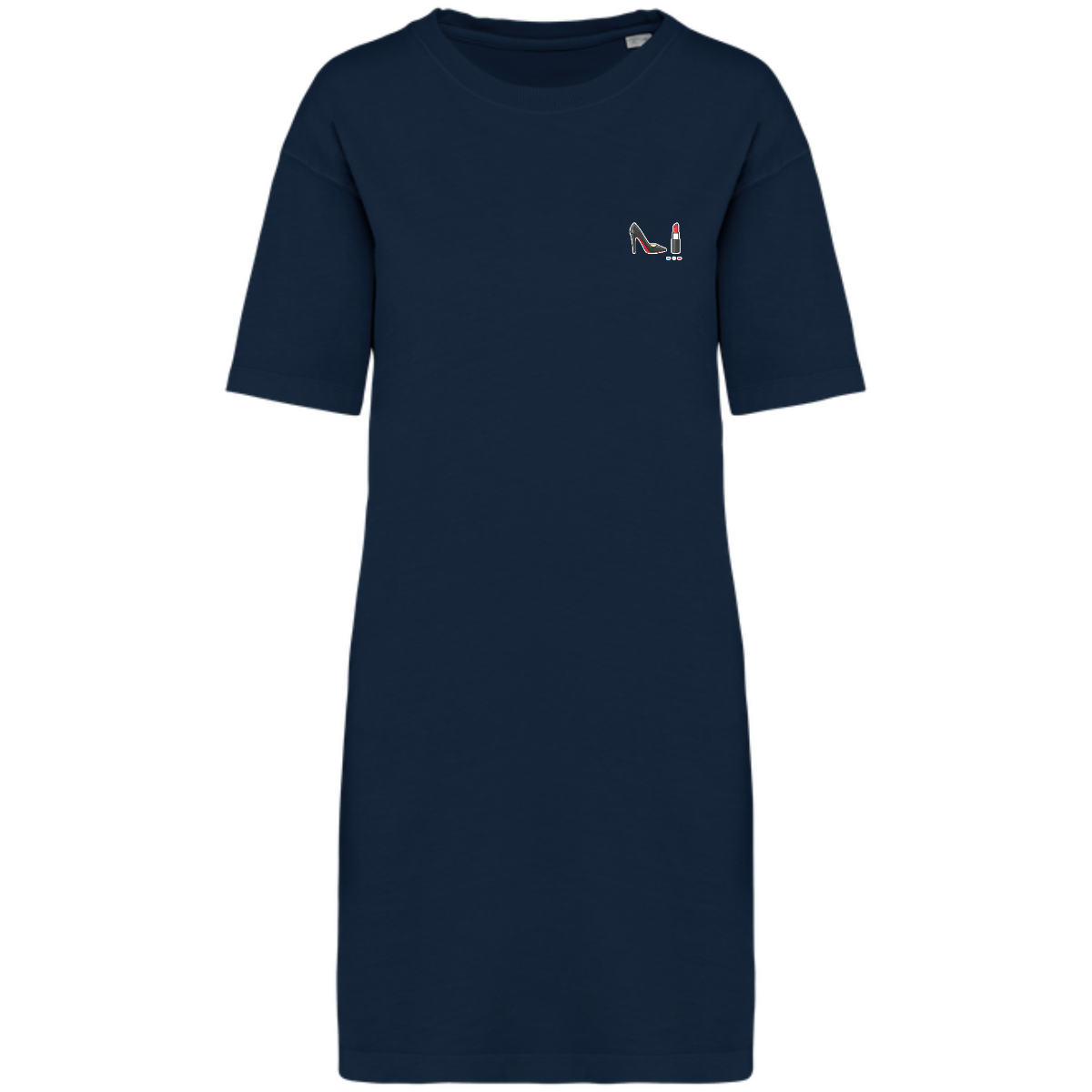 Robe T-shirt Bio Délavée Femme - Collection Rouge