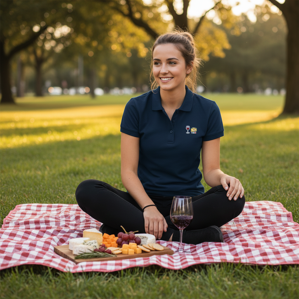 Polo femme pique-nique