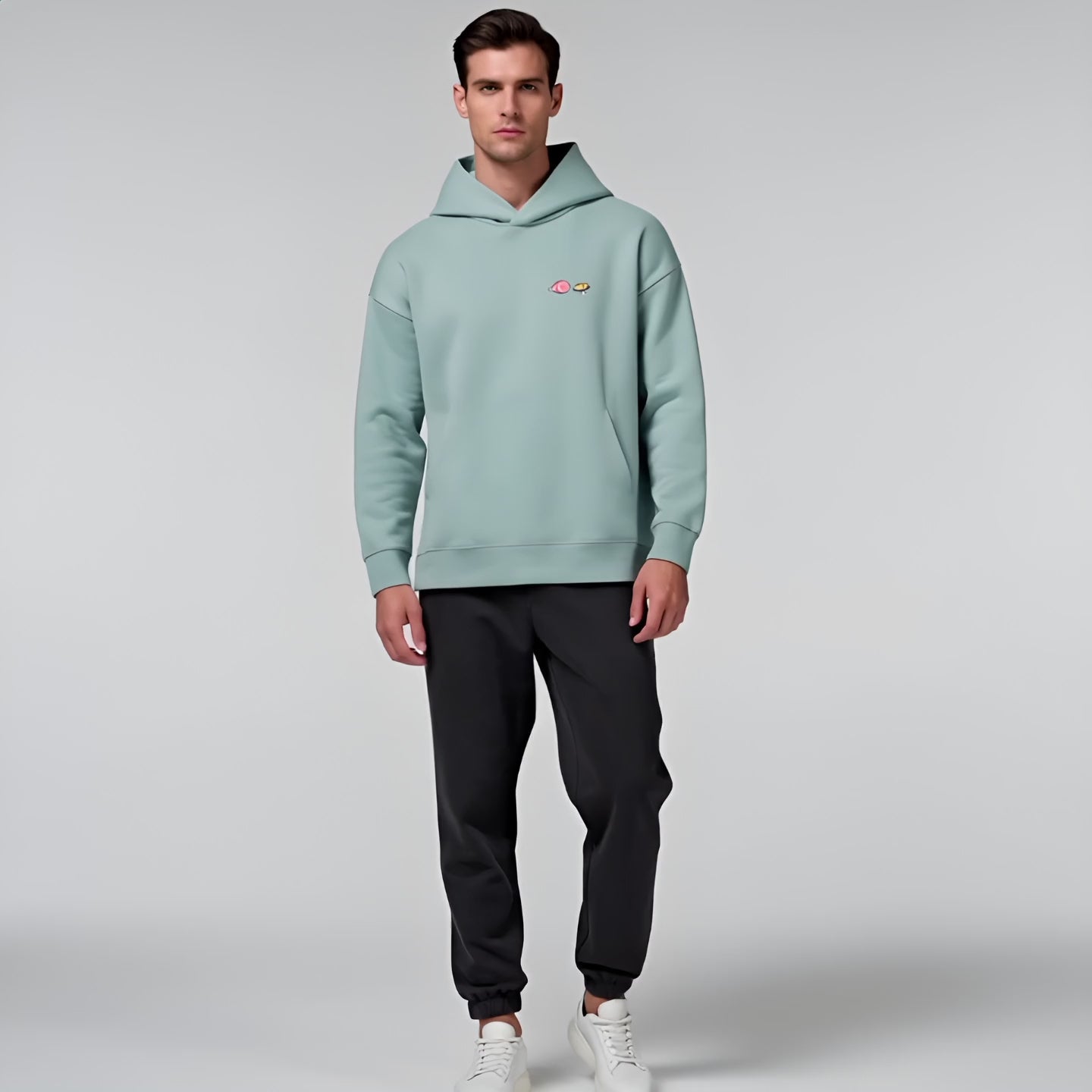 Sweat à capuche oversize unisexe - Collection Jambon Beurre