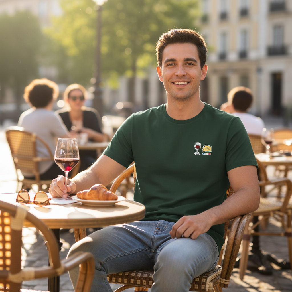 T-shirt homme terrasse